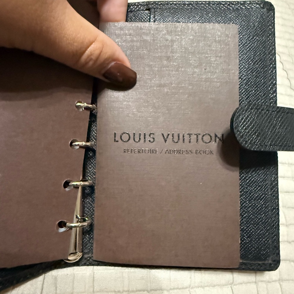 Louis Vuitton Vintage Black Epi Leather PM Agenda Cover - Picture 5 of 8